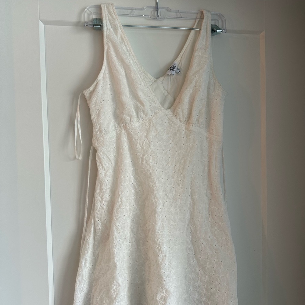 Princess Polly White Lace Mini Dress